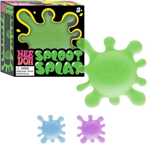 Schylling NeeDoh SplootSplat -The Splat That Sploots - Sensory Toy to Squish. Squeeze. and Pull - Ages 3 and Up - Color May Vary; One Per Pack